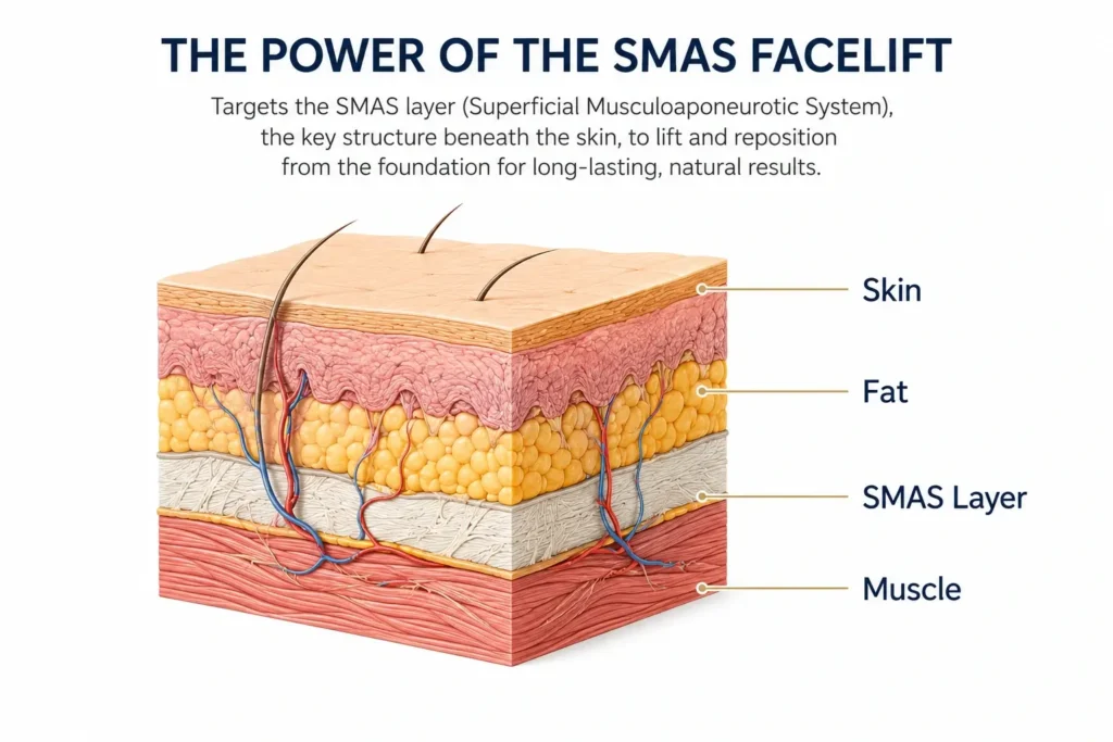 SMAS facelift