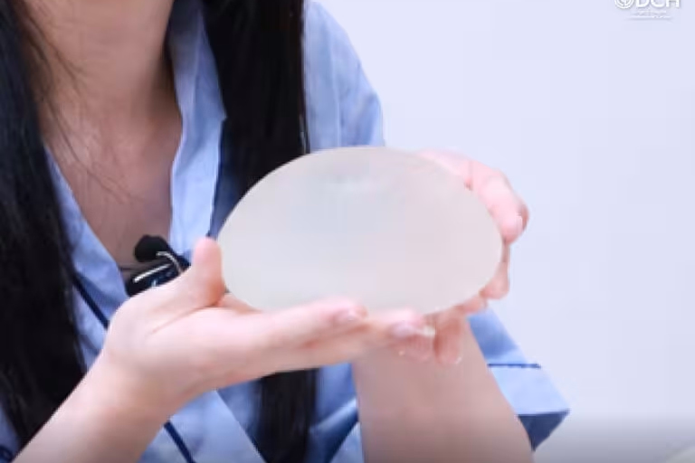Comparing Implant Samples During A Breast Consultation At DCH Hospital