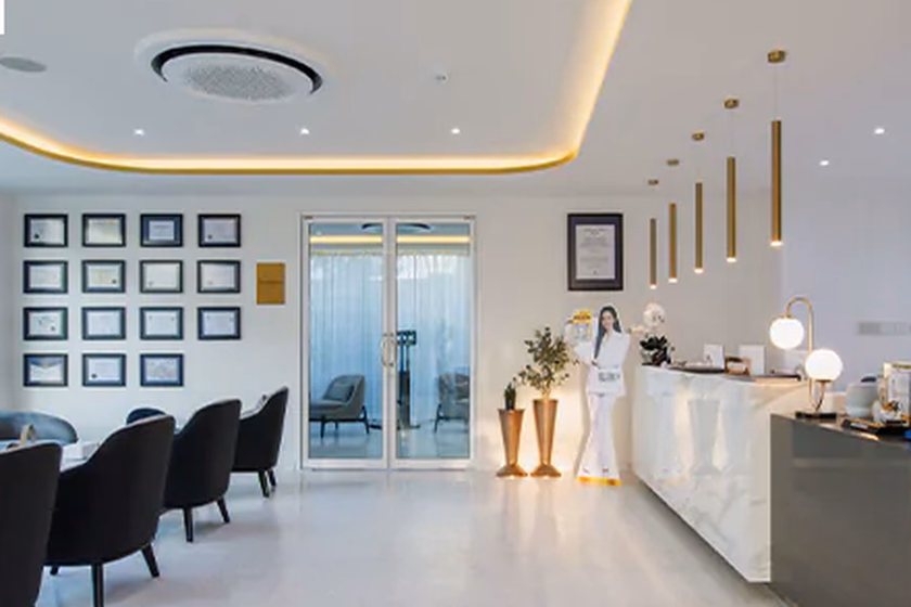 Reception Area At DCH Hospital