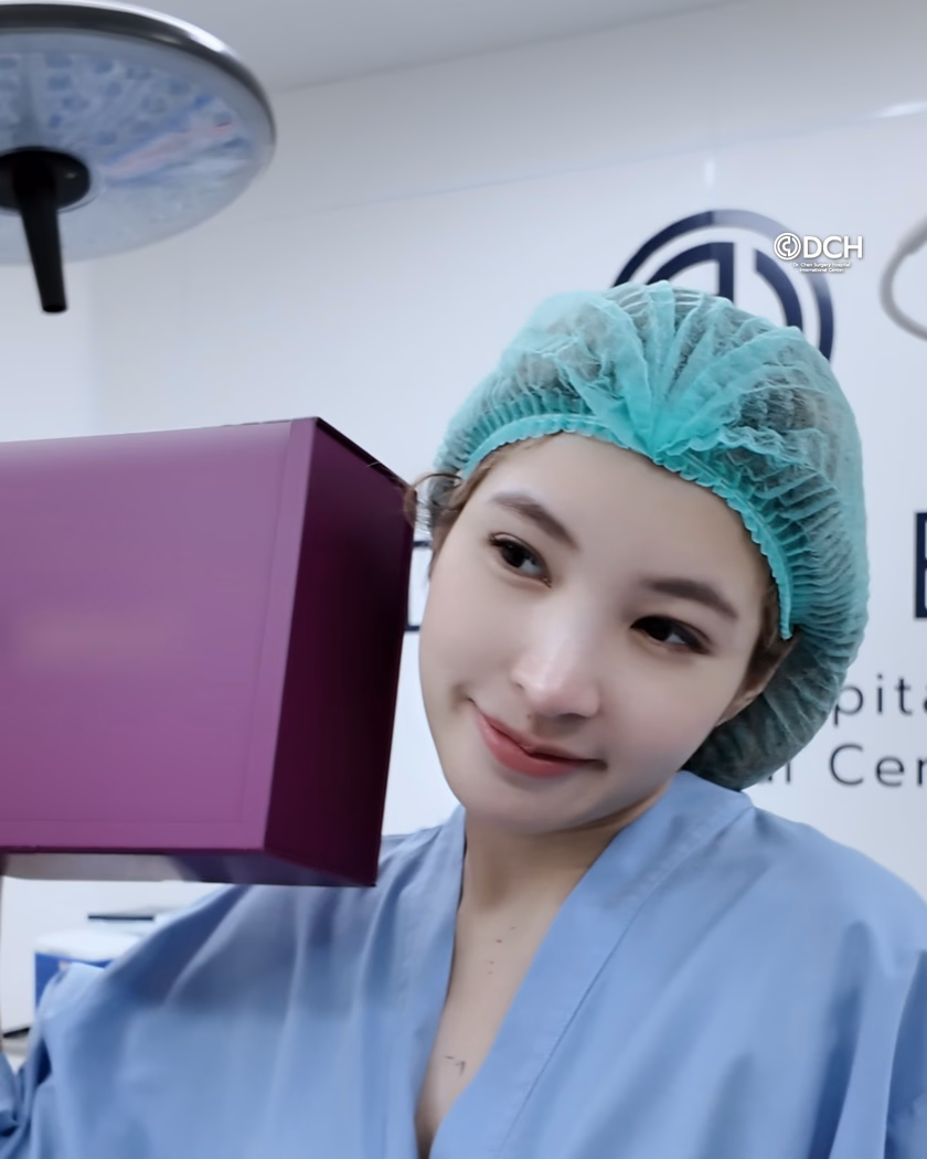 DCH Patient In A Clinical Gown Before Breast Surgery
